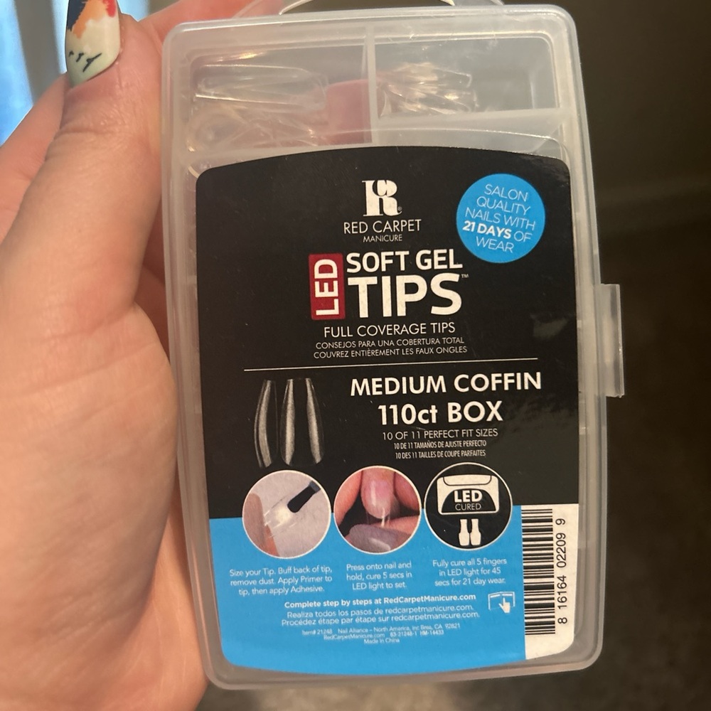 Red Carpet Manicure LED Soft Gel Tips